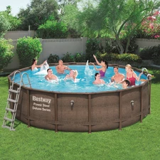 Каркасный бассейн Bestway 56666, 488 х 122 см., с фильтр-насосом